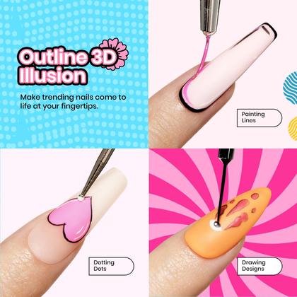 Imagem de Conjunto de Esmaltes em Gel Beetles - 24 Unidades com Base e Top Coat