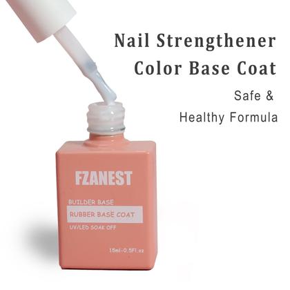 Imagem de Conjunto de esmaltes FZANEST Rubber Base Gel 6 unidades de 7,5 ml com Builder
