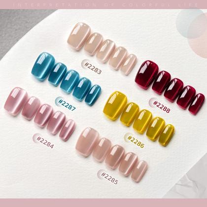 Imagem de Conjunto de Esmaltes GAOY Dream World Glitter Red Cat Eye