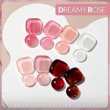 Imagem de Conjunto de esmaltes GAOY Jelly Gel 8 cores translúcidas 7 mL