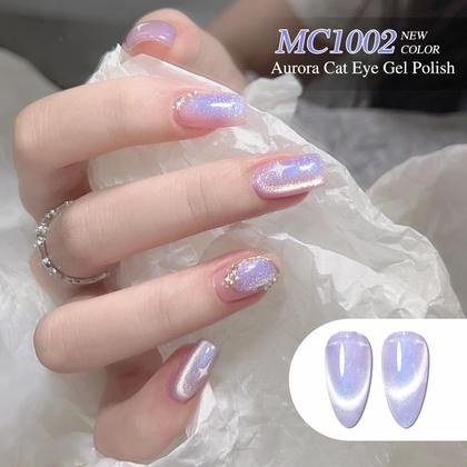 Imagem de Conjunto de Esmaltes Gel Double Rhythm Cat Eye - 6 Cores de 7,5ml com Ímã