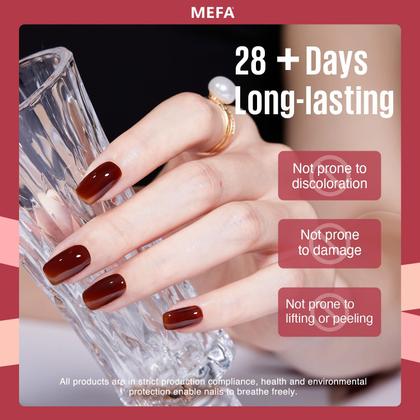 Imagem de Conjunto de Esmaltes MEFA Jelly Gel - 12 Cores Vibrantes