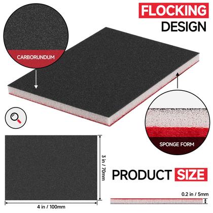 Imagem de Conjunto de esponjas de lixar Shineboc 320 Grit 20 unidades 8 x 10 cm