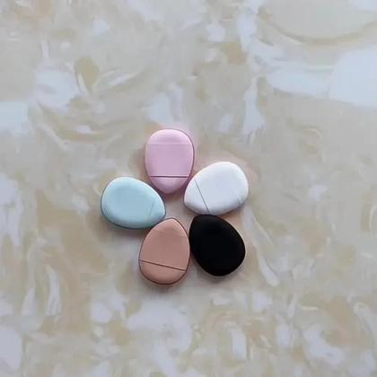 Imagem de Conjunto De Esponjas De Maquiagem Mini Rosa Para Dedos, Pacote Com 50 Unidades, Aplicador De Base E