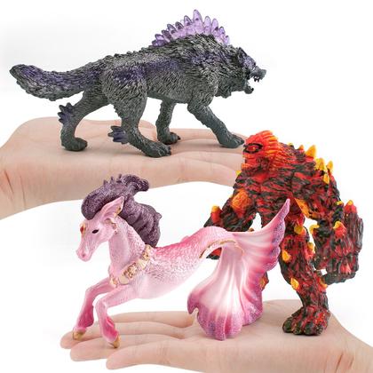 Imagem de Conjunto de estatuetas Fantasy Mythical Creature, 4 unidades para crianças de 3 anos ou mais