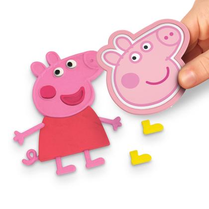 Imagem de Conjunto de estilo Play-Doh Peppa Pig com 9 latas e 11 ferramentas para crianças