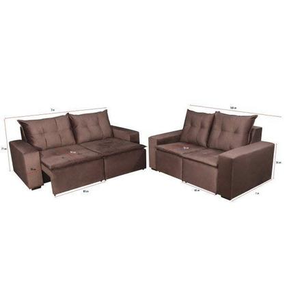 Imagem de Conjunto de Estofados 3 e 2 Lugares Paraty