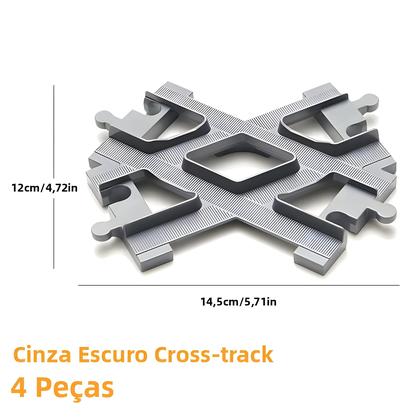 Imagem de Conjunto De Expansão De Trilhos De Trenzinho Grande Compatível Com DUPLO 10874 10872 10882 Blocos