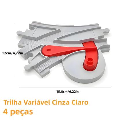 Imagem de Conjunto De Expansão De Trilhos De Trenzinho Grande Compatível Com DUPLO 10874 10872 10882 Blocos