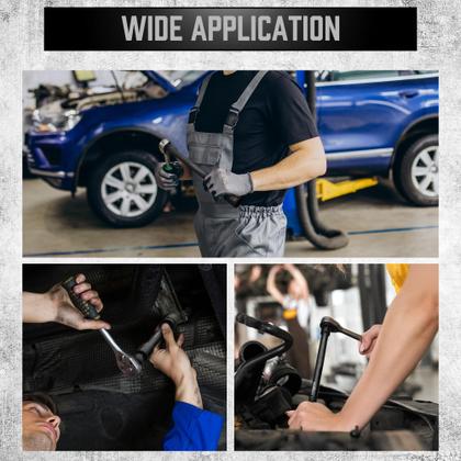 Imagem de Conjunto de extensão de soquete HORUSDY 12 unidades de 1/4, 3/8 e 1/2