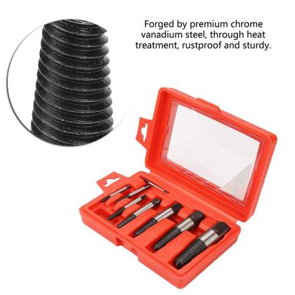 Imagem de Conjunto de extrator de parafusos Antilog, 8 unidades, removedor de parafusos quebrados