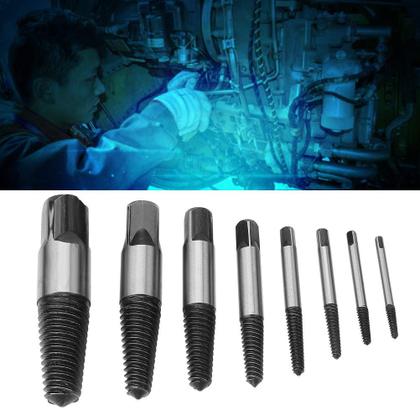 Imagem de Conjunto de extrator de parafusos Antilog, 8 unidades, removedor de parafusos quebrados