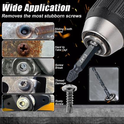 Imagem de Conjunto de extrator de parafusos danificado Topec 16PCS com estojo de armazenamento