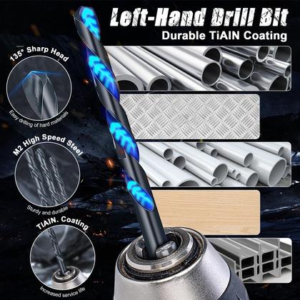 Imagem de Conjunto de extrator de parafusos danificado Topec 16PCS com estojo de armazenamento