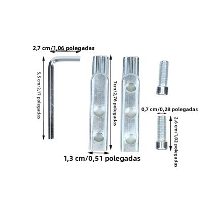Imagem de Conjunto De Extratores De Parafuso Com Válvula De Ângulo Universal Para Remoção De Parafuso Quebrado