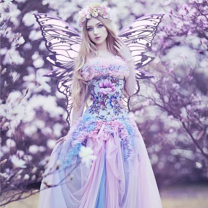 Conjunto de Fantasias Fairy Wings Loieryk Butterfly Para Mulheres Adul