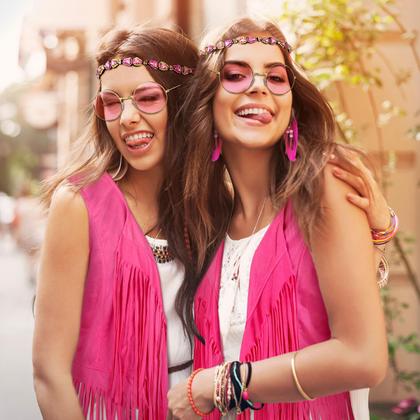 Imagem de Conjunto de fantasias Leumoi dos anos 60 e 70 para mulheres, roupas de discoteca, vermelho XXL