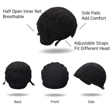 Imagem de Conjunto de fantasias Morvally, peruca de discoteca dos anos 70 e 80 com corrente para óculos de bigode