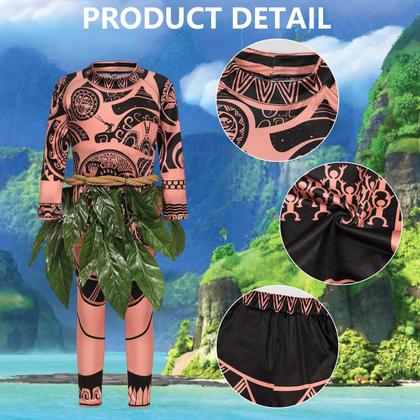 Imagem de Conjunto de fantasias Slivomi SV032XL para crianças com tema de Halloween e Oceano