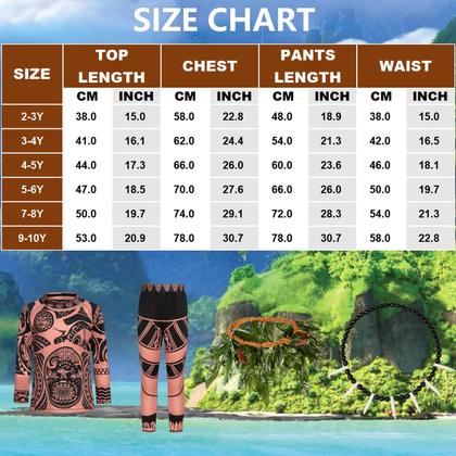 Imagem de Conjunto de fantasias Slivomi SV032XL para crianças com tema de Halloween e Oceano