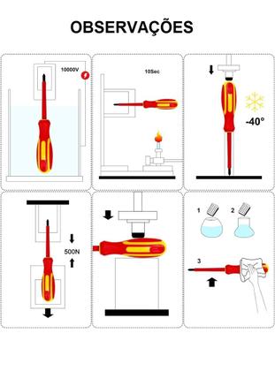 Imagem de Conjunto de Ferramenta de Chaves Fenda e Philips 6 peças Shark Blue