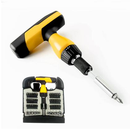 Imagem de Conjunto De Ferramentas 48 Peças Bits Soquetes Chave T Extensor Phillips Allen Pozidriv