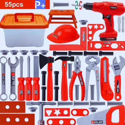 Imagem de Conjunto de Ferramentas Infantis (Play Tool) 55 peças