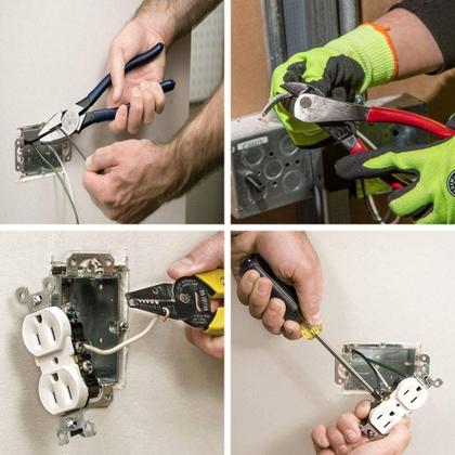 Imagem de Conjunto de ferramentas Klein Tools 92906 Basic com alicate, decapador de fios