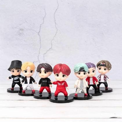 Conjunto De Figuras De Ação Bangtan Boys 7 Peças RM Jin Suga Jhope