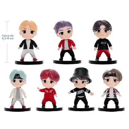 Conjunto De Figuras De Ação Bangtan Boys 7 Peças RM Jin Suga Jhope