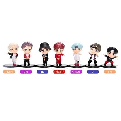 Conjunto De Figuras De Ação Bangtan Boys 7 Peças RM Jin Suga Jhope