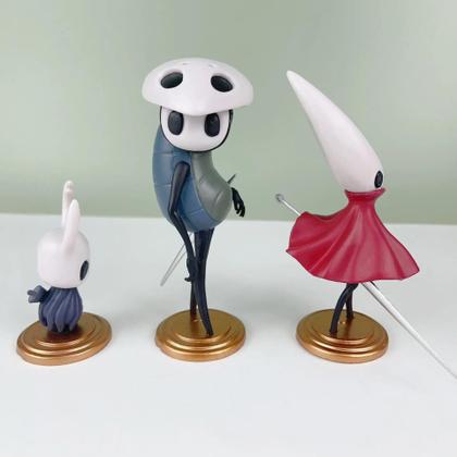 Conjunto De Figuras De Anime Hollow Knight 3 Peças Modelo De