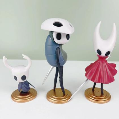 Hollow Knight フィギュア 3点セット Conjunto De Figuras De Anime Hollow Knight 3 Peças Modelo De