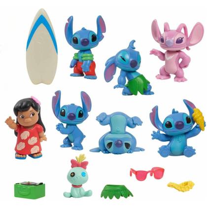 Imagem de Conjunto de Figuras Deluxe Lilo e Stitch Disney Sunny