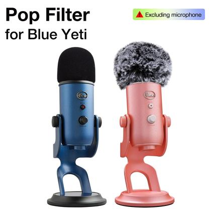 Imagem de Conjunto de filtro pop e pára-brisas SUNMON Blue Yeti