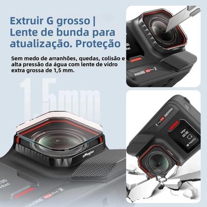 Imagem de Conjunto De Filtros De Lente Insta360 ACE pro 2 Vidro MCUV CPL ND8-64 Filtros Polarizadores Macro