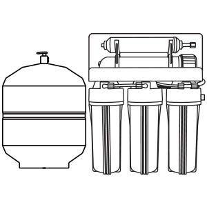 Imagem de Conjunto de filtros de substituição de osmose reversa Geekpure 75GPD