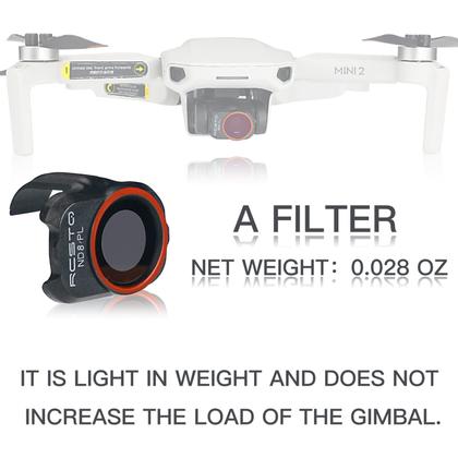 Imagem de Conjunto de filtros ND RCGEEK para DJI Mavic Mini 4K/2/SE com acessórios