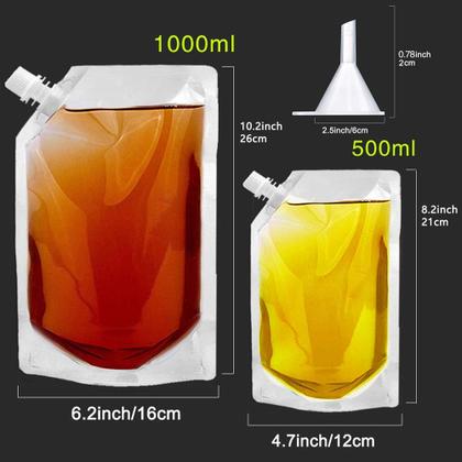 Imagem de Conjunto de frascos Vignee Concealable Reutilizável Runner 960 ml x4 480 mL x3