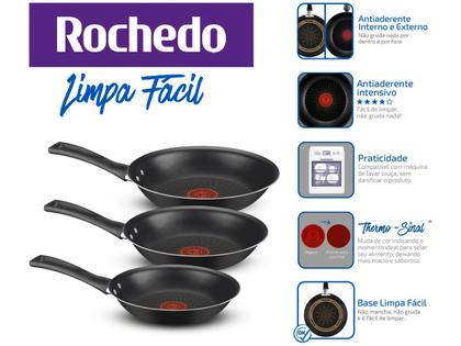 Imagem de Conjunto de Frigideiras Antiaderente Rochedo