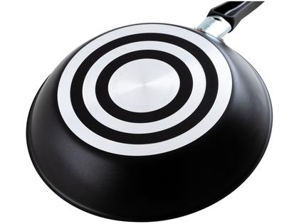 Imagem de Conjunto de Frigideiras Antiaderente Tramontina de Alumínio Linz Preto 3 Peças