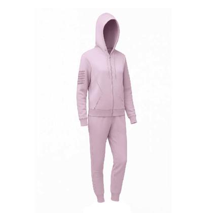Imagem de Conjunto De Frio Feminino Blusa Com Capuz E Calça Jogger Inverno