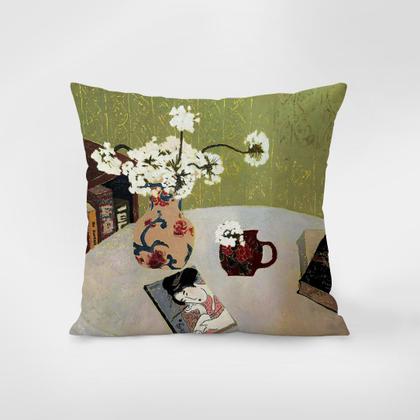 Imagem de Conjunto de fronhas Vintage Floral Artistic 35x35cm (conjunto de 4)