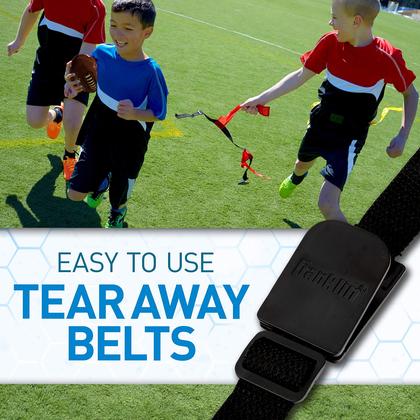 Imagem de Conjunto de futebol Flag Franklin Sports com Flag & Ball Kids