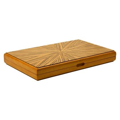 Imagem de Conjunto de gamão Woodronic 17 Folding Board Game Walnut