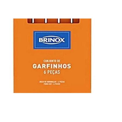 Imagem de Conjunto de Garfos para Fondue/Petisco Brinox Beli Preto - 6 Peças