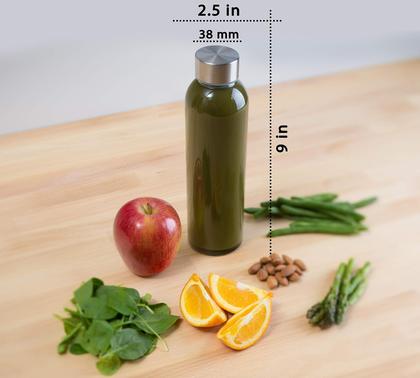 Imagem de Conjunto de garrafas de água de vidro Epica 18 oz (532 ml) sem BPA x6