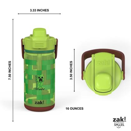 Imagem de Conjunto de garrafas Zak Designs Beacon Minecraft 473ml 2 peças
