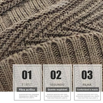 Imagem de Conjunto De Gorro E Cachecol Térmico De Inverno Unissex, Balaclava Macia E Quente, Aquecedor De