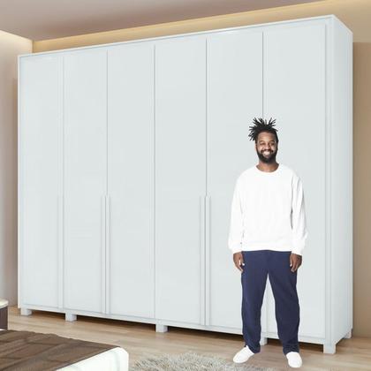 Imagem de Conjunto de Guarda-roupa 6 Portas com Pés Imperatore com Cômoda da Vinchi com Nicho